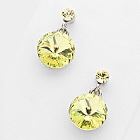 Genuine Crystal Drop Earrings