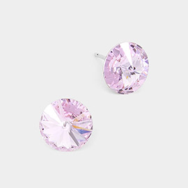 10mm Round Crystal Stud Earrings