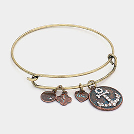 Anchor Metal Hook Bracelet