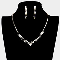Rhinestone Pave Necklace