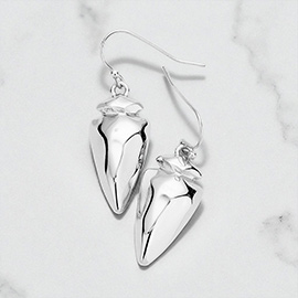 Metal Arrowhead Earrings