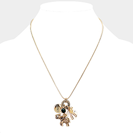 Elephant Luck Pendant Necklace 
