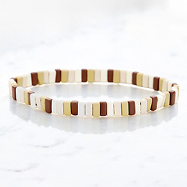 Color Block Lego Stretch Bracelet 