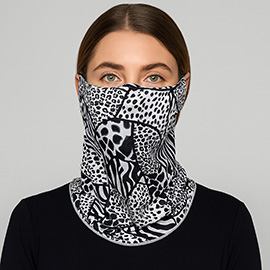 Animal Print Face Tube Mask / Scarf