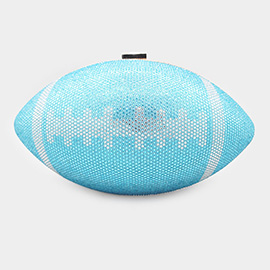 Rhinestone Football Evening Clutch / Crossbody Bag