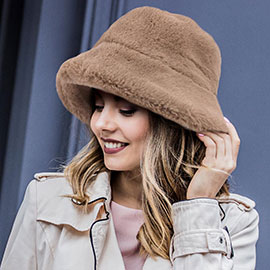 Faux Fur Bucket Hat