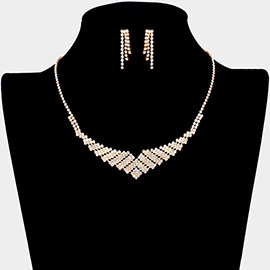 Rhinestone Pave Necklace