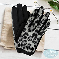 Leopard Print Touch Smart Gloves
