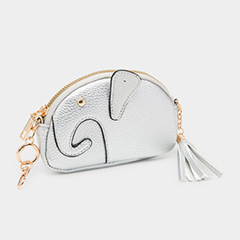 Elephant Tassel Keychain Mini Bag