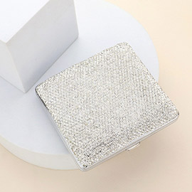 Bling Square Money Clip Cigarette Case
