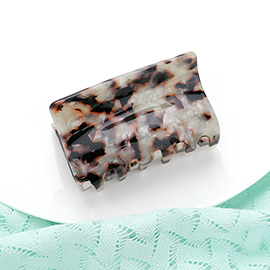 Celluloid Acetate Rectangular Hair Claw Clip
