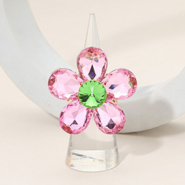 Flower Stone Cluster Stretch Ring