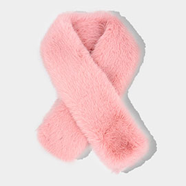 Faux Fur Fluffy Scarf