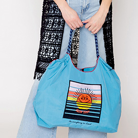 Sun Rope Nylon Tote Bag