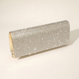 Bling Solid Evening Clutch / Crossbody Bag