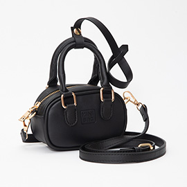 Faux Leather Bag Charm / Mini Bag / Crossbody Bag