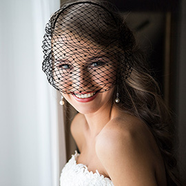Stone Mesh Headband / Fascinator