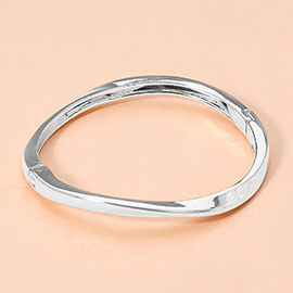 Metal Hinged Bangle Bracelet