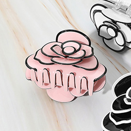 Flower Hair Claw Clip
