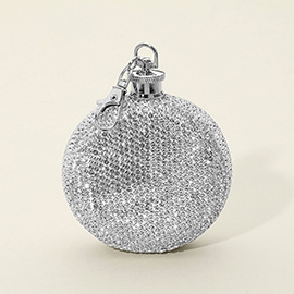3oz Bling Studded Stainless Steel Round Flask