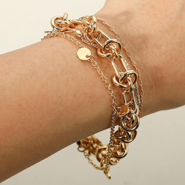 Multi Strand Knot Chain Bracelet