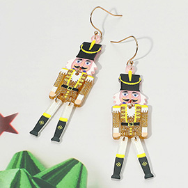 Christmas Soldier Nutcracker Dangle Earrings