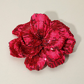 Sequin Flower Pin Brooch / Hair Clip / Hair Band / Bracelet