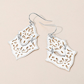 Bold Filigree Drop Dangle Earrings