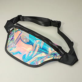 Holographic Transparent Waist Bag / Fanny Pack / Belt Bag