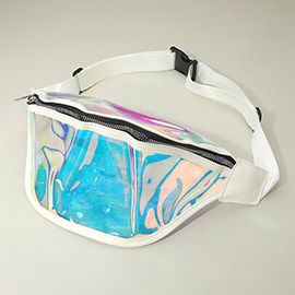Holographic Transparent Waist Bag / Fanny Pack / Belt Bag