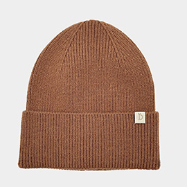 Solid Knit Winter Beanie Hat