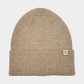 Solid Knit Winter Beanie Hat
