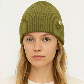 Solid Knit Winter Beanie Hat