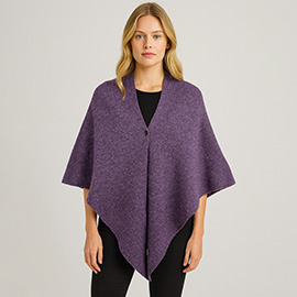 Solid Triangle Poncho / Scarf