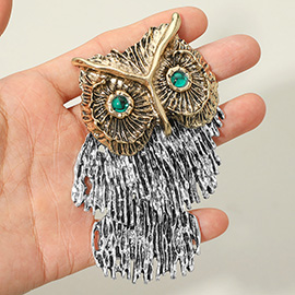 Vintage Inspired Owl Pin Brooch