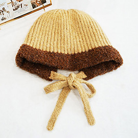 Stylish Knitted Winter Bonnet Hat