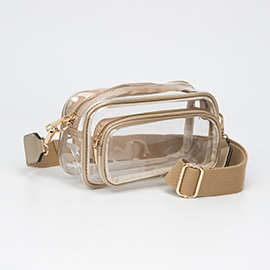 Transparent Rectangular Crossbody Bag