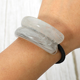 Curved Resin Accent Hairband