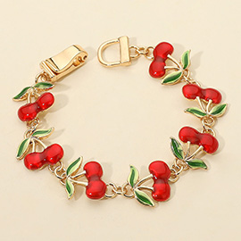 Cherry Link Magnetic Bracelet