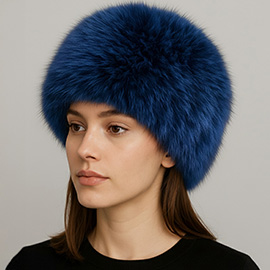 Elegant Plush Faux Fur Winter Hat