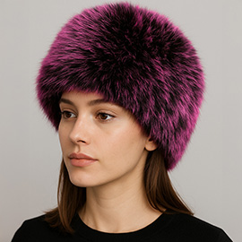 Elegant Plush Faux Fur Winter Hat