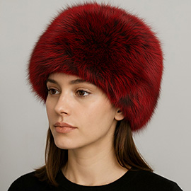 Elegant Plush Faux Fur Winter Hat