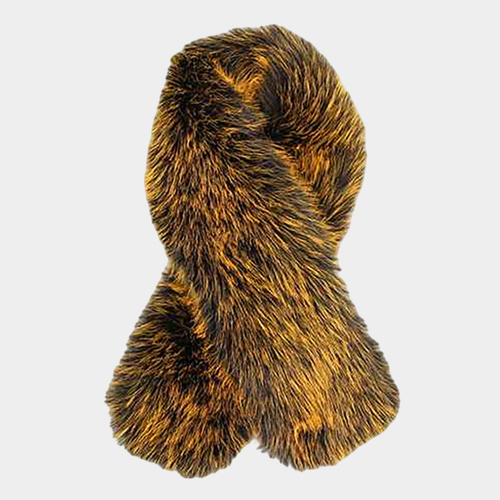 Plush Faux Fur Winter Scarf