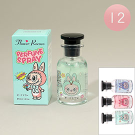 12PCS - Monster Bunny Character Printed Perfume Spray