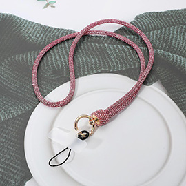 Bling Studded Phone Loop Holder Keyring Lanyard