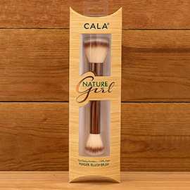 Bamboo Double Ended Power and Blush Brush