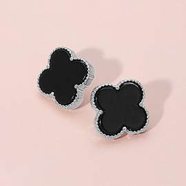 Quatrefoil Stud Earrings