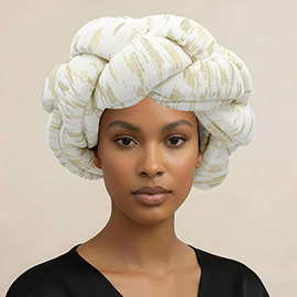 Thick Knot Padded Braided Turban Hair Wrap