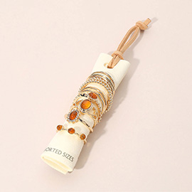 12PCS - Assorted Stacking Ring Set