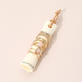 12PCS - Assorted Stacking Ring Set